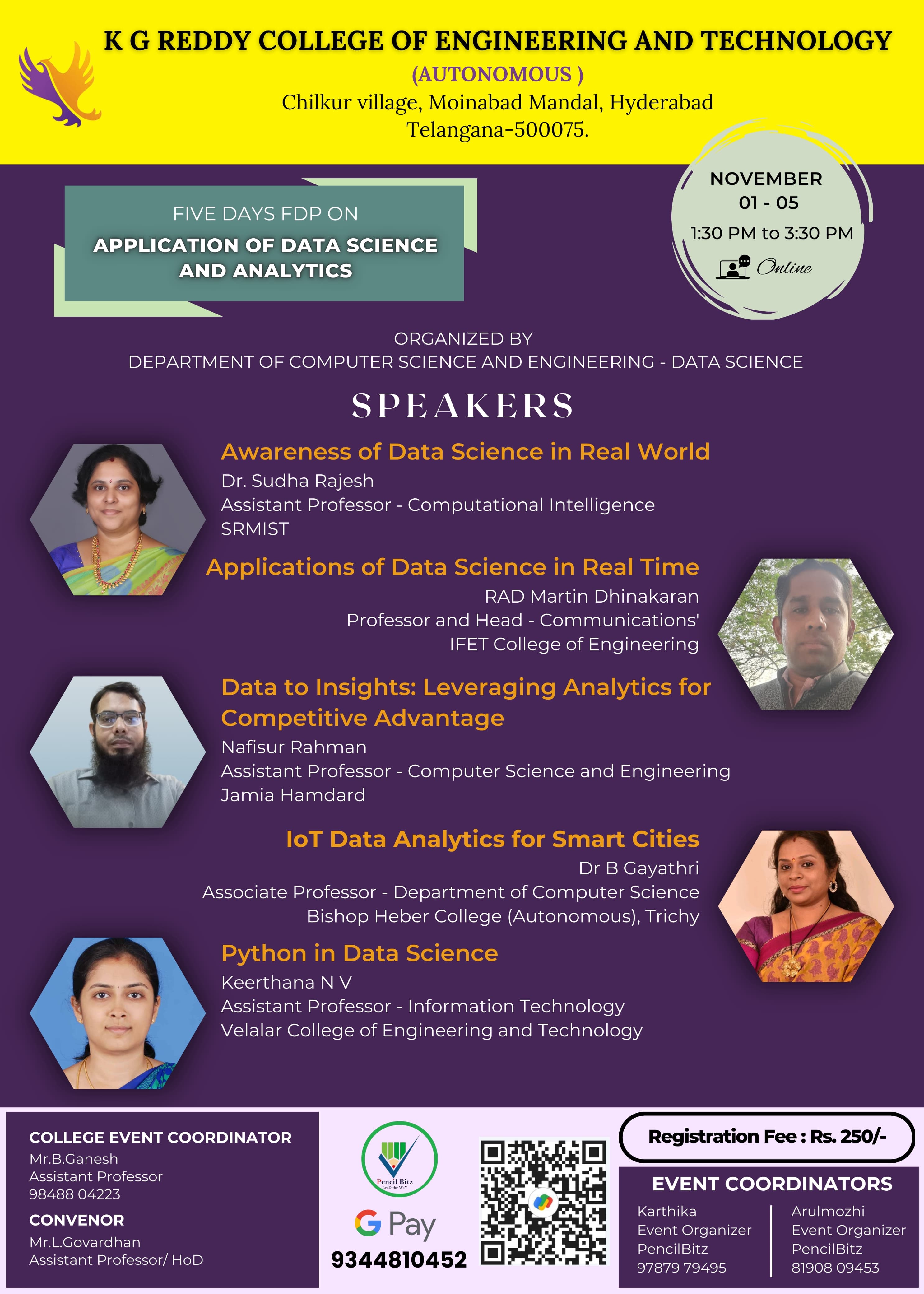 KG Reddy College of Engineering and Technology