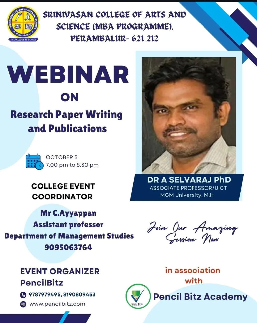 Srinivasan College Of Arts And Science