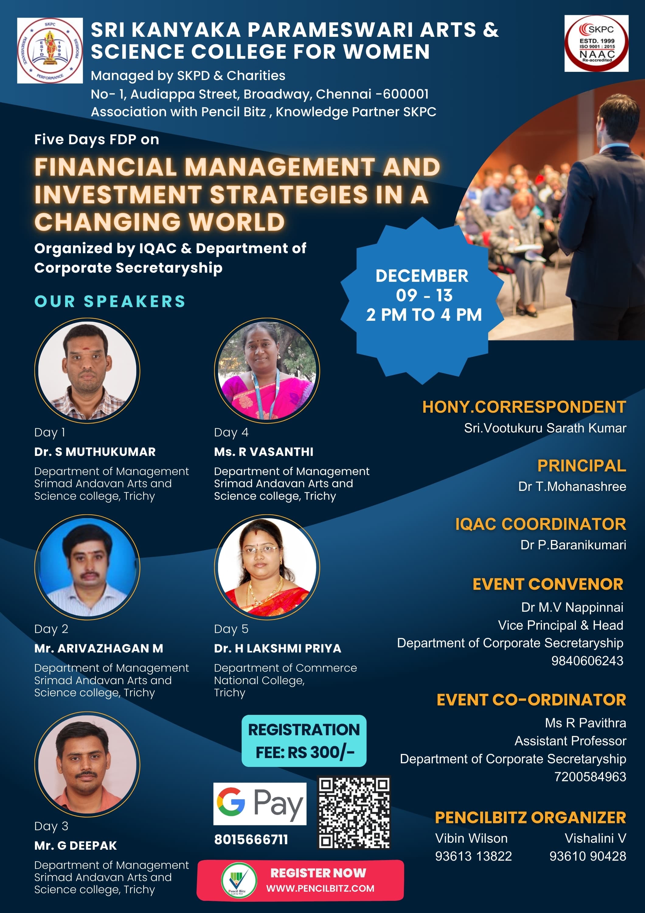 Sri Kanyaka Parameswari Arts and Science College for Women