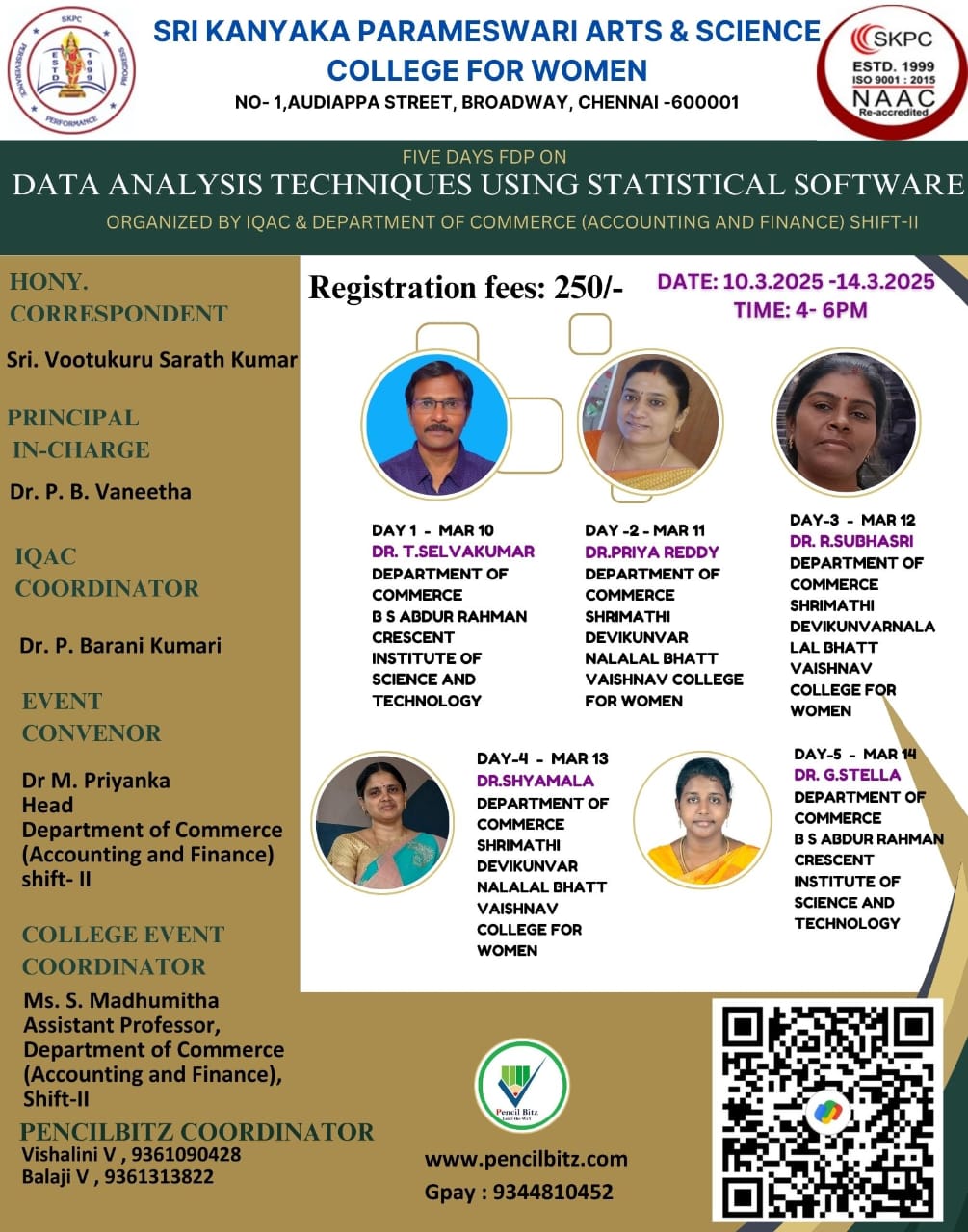 Sri Kanyaka Parameswari Arts and Science College for Women