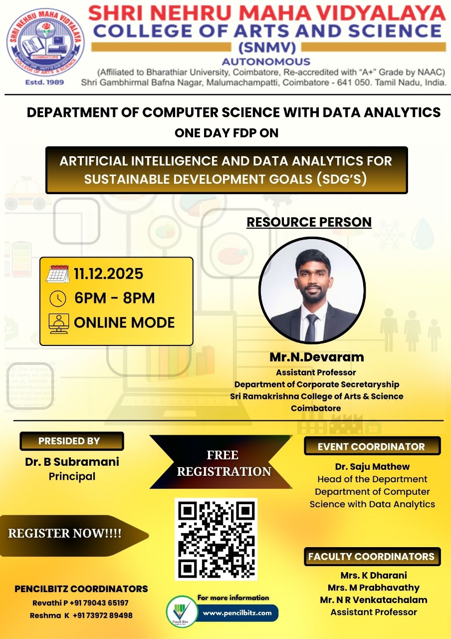 Shri Nehru Mahavidyalaya College of Arts & Science 