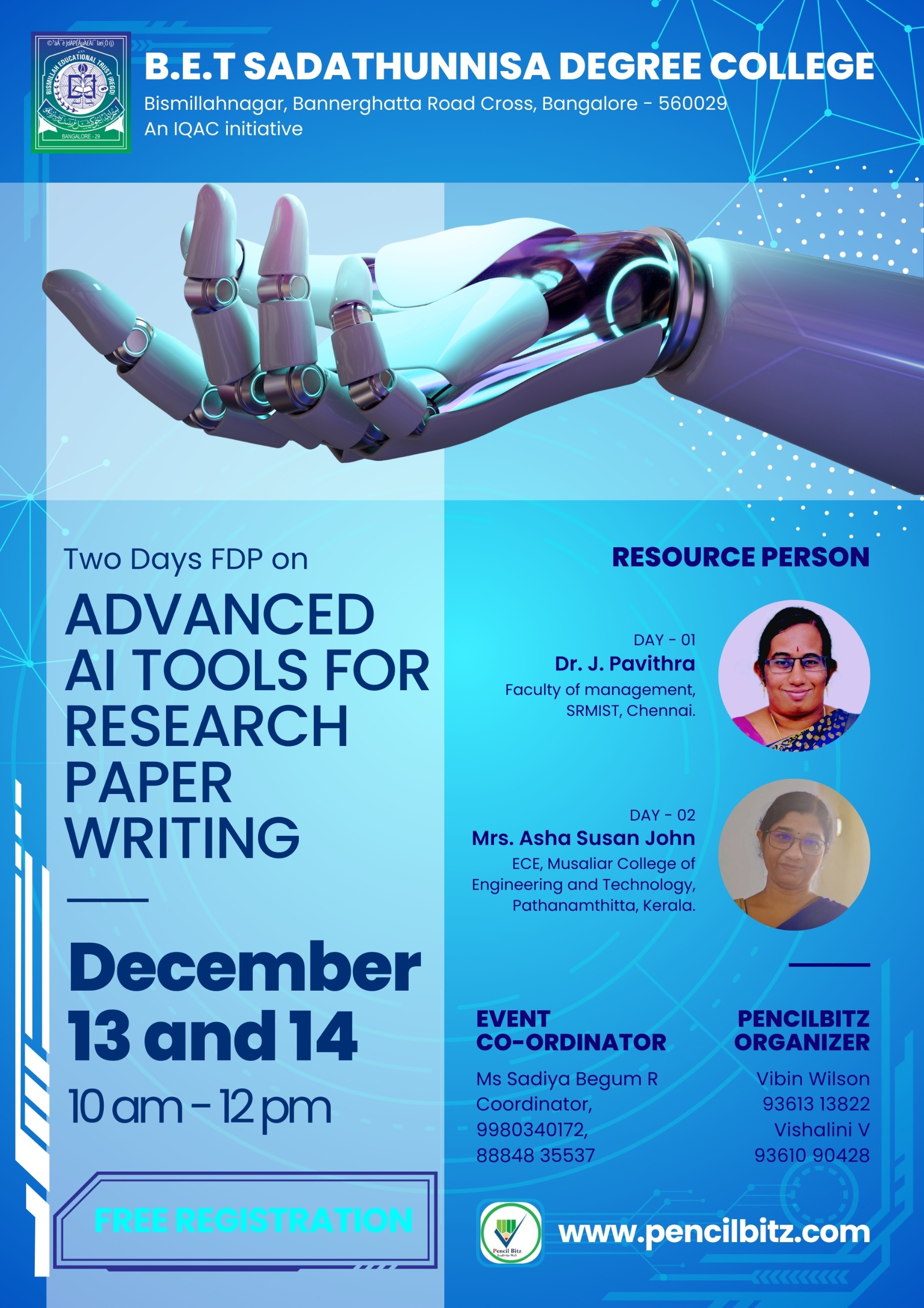 BET Sadathunnisa Degree College