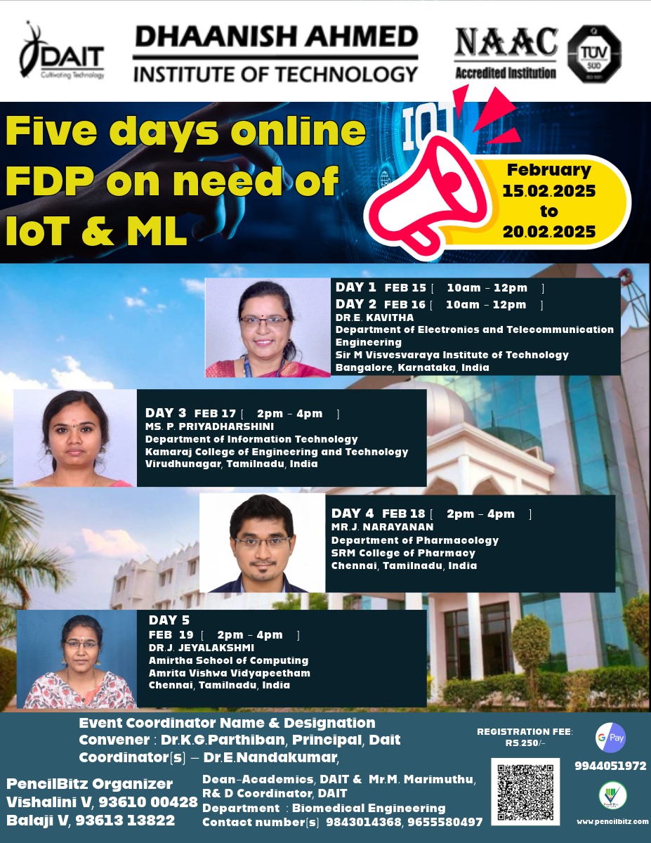 Dhaanish Ahmed Institute of Technology