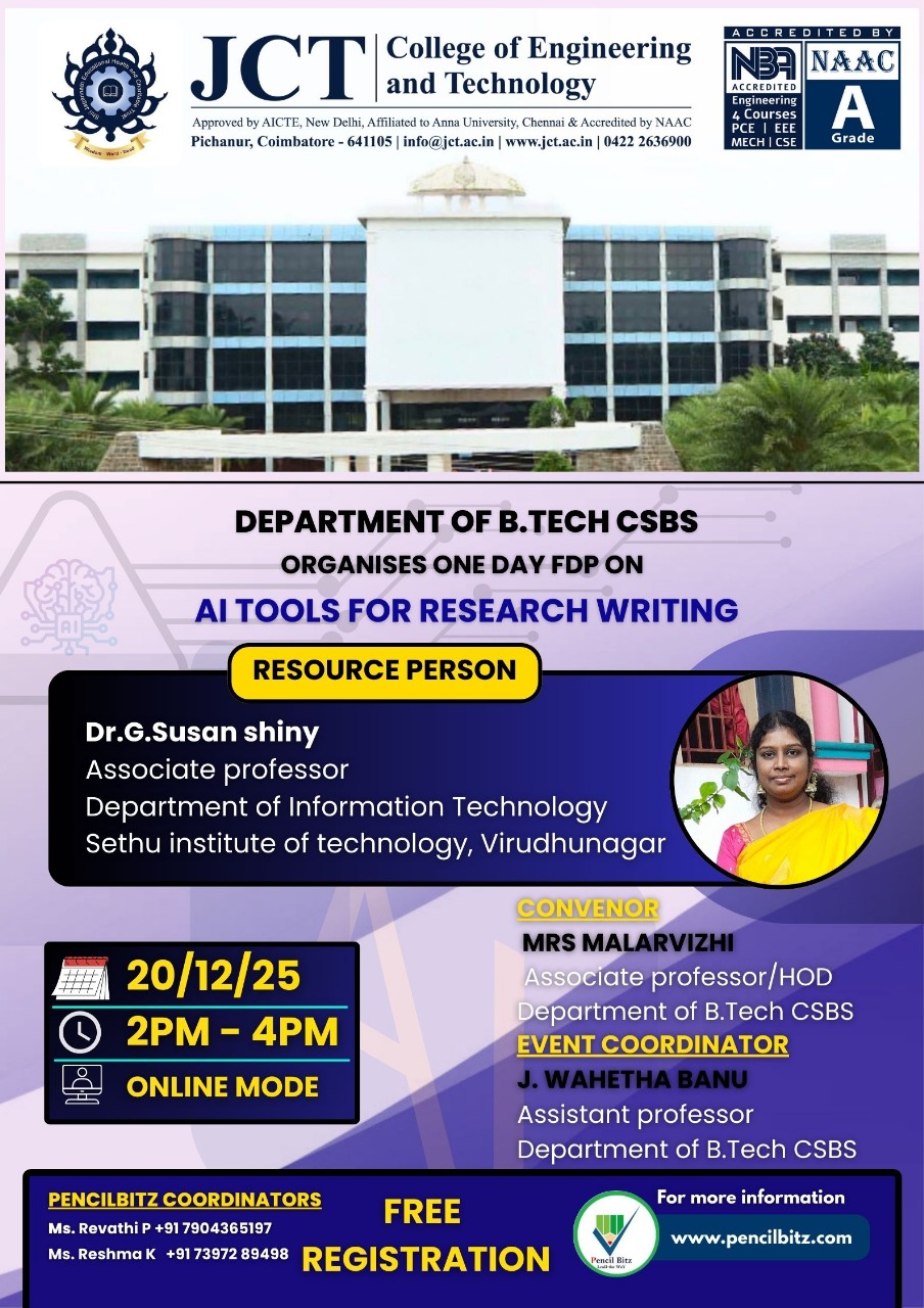 JCT College of Engineering and Technology 