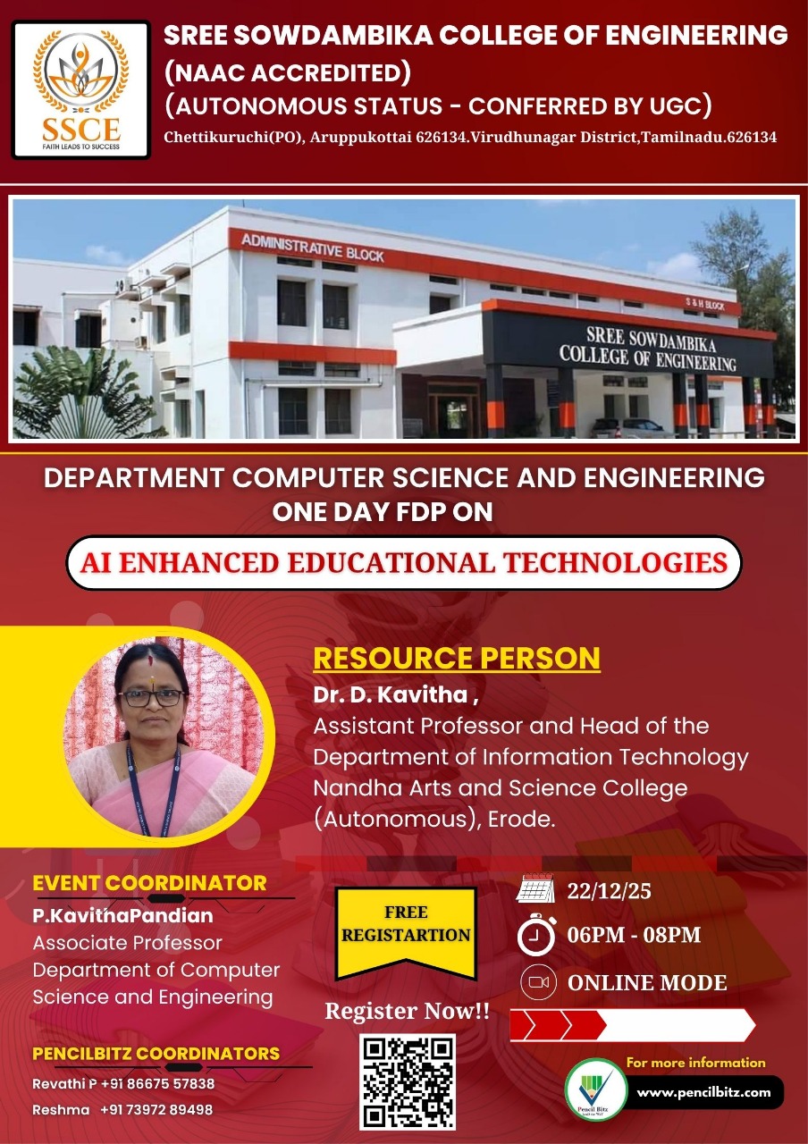 Sree Sowdambika College of Engineering 