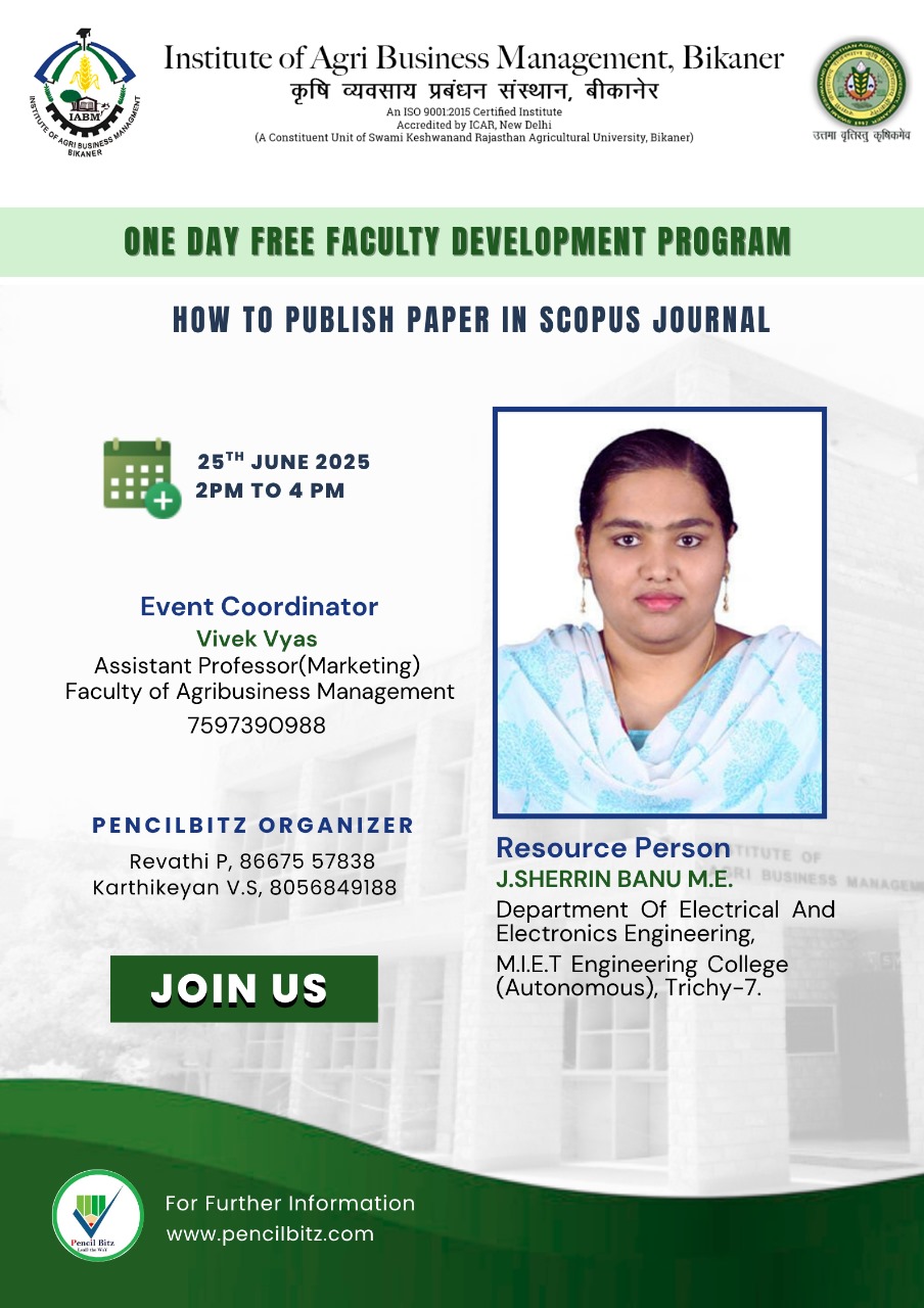 Institute Of Agri Business Management 