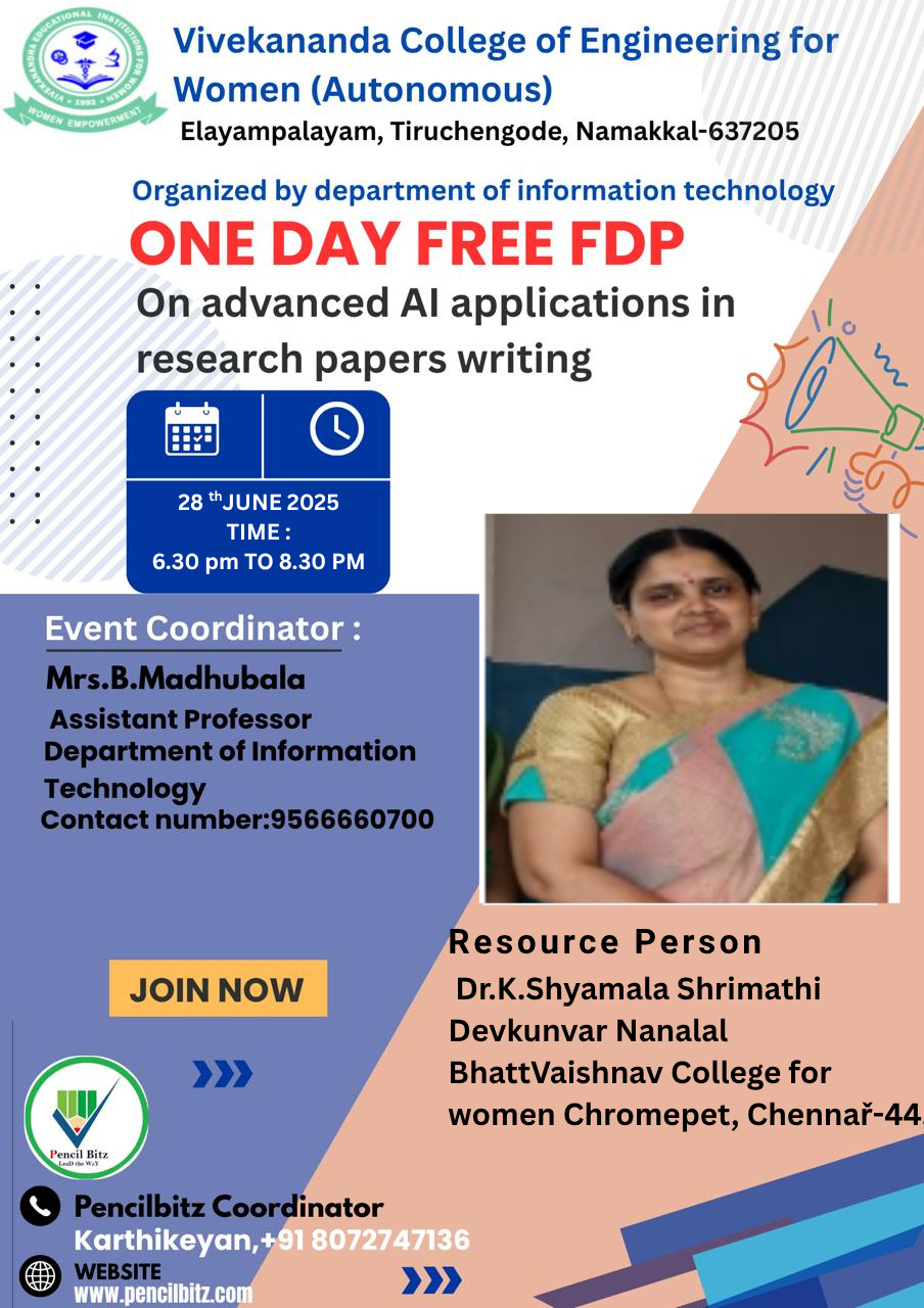 Vivekananda College Of Engineering For Woman 