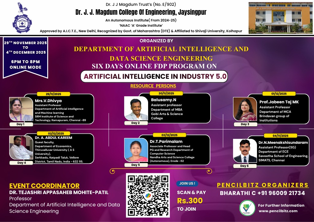  Dr. J. J. Magdum College of Engineering 