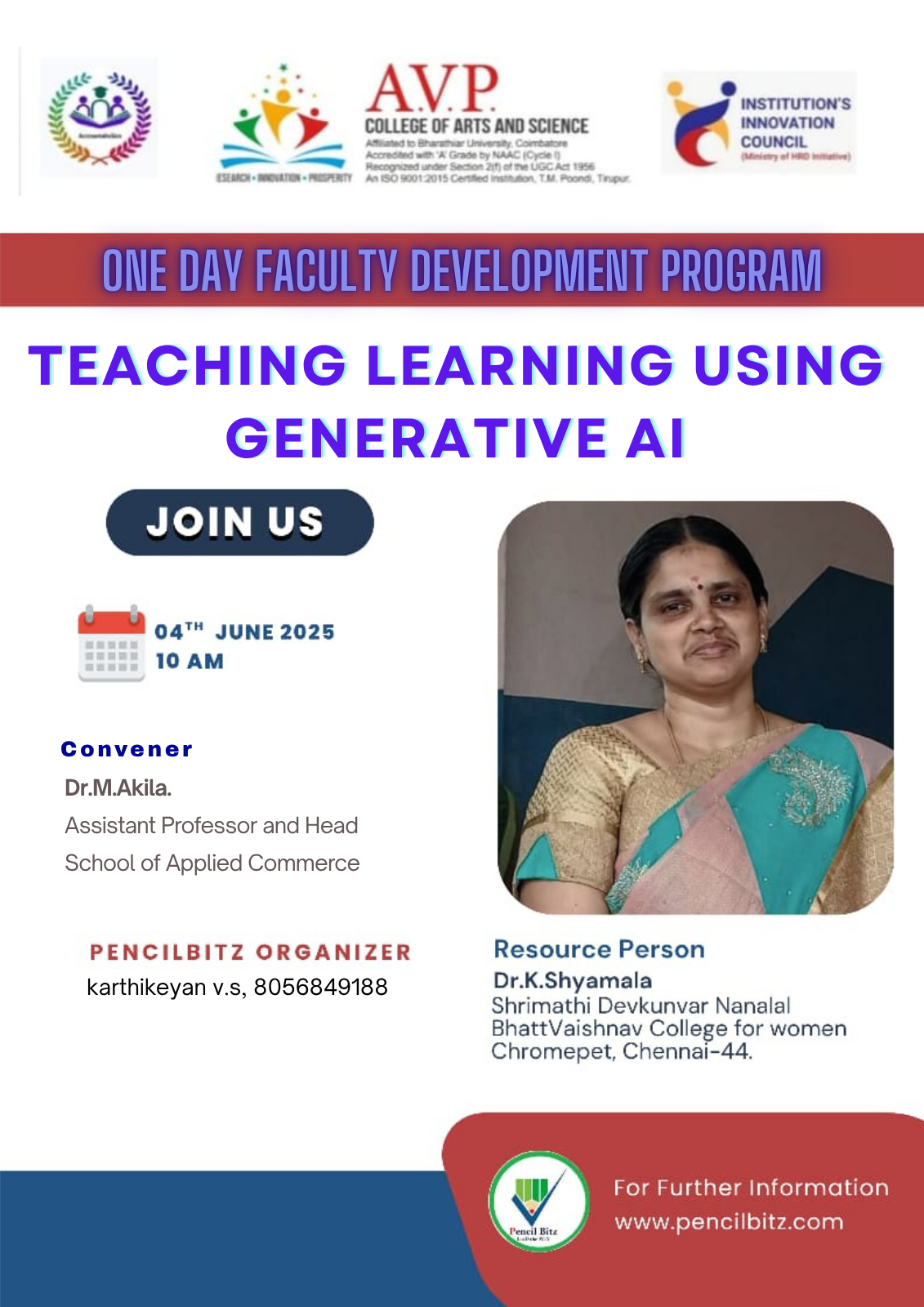 AVP College Of Arts And Science