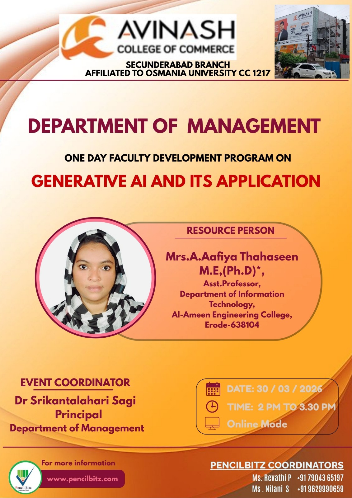 College Event Brochure