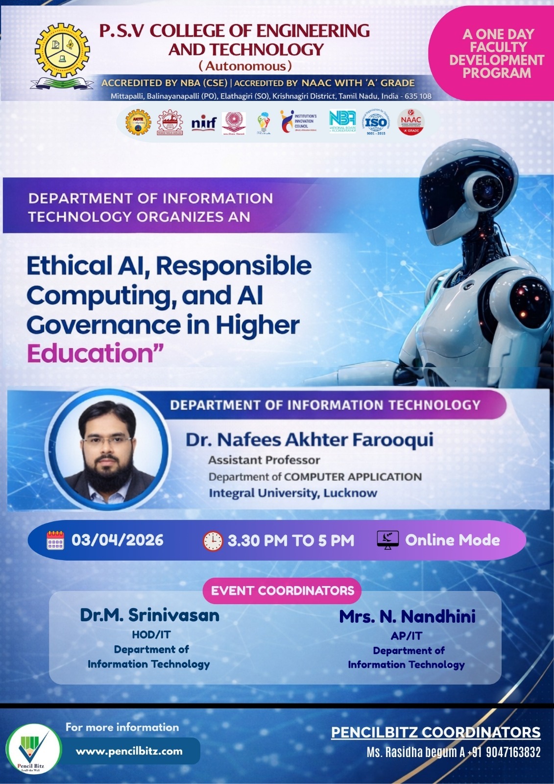 College Event Brochure